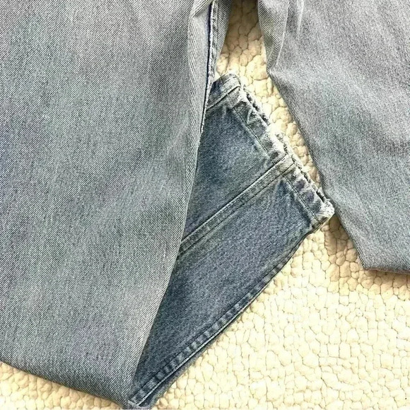 Vintage Lee 90’s Light Wash Super High Waist Bareback Tapered “Mom” Ankle Jeans - Picture 10 of 15